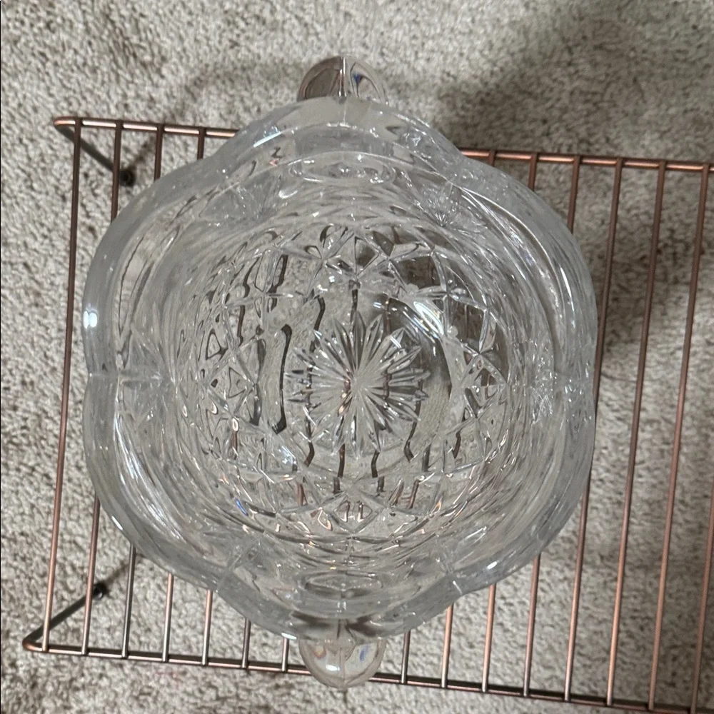 Elegant Vintage Cut Crystal Vase